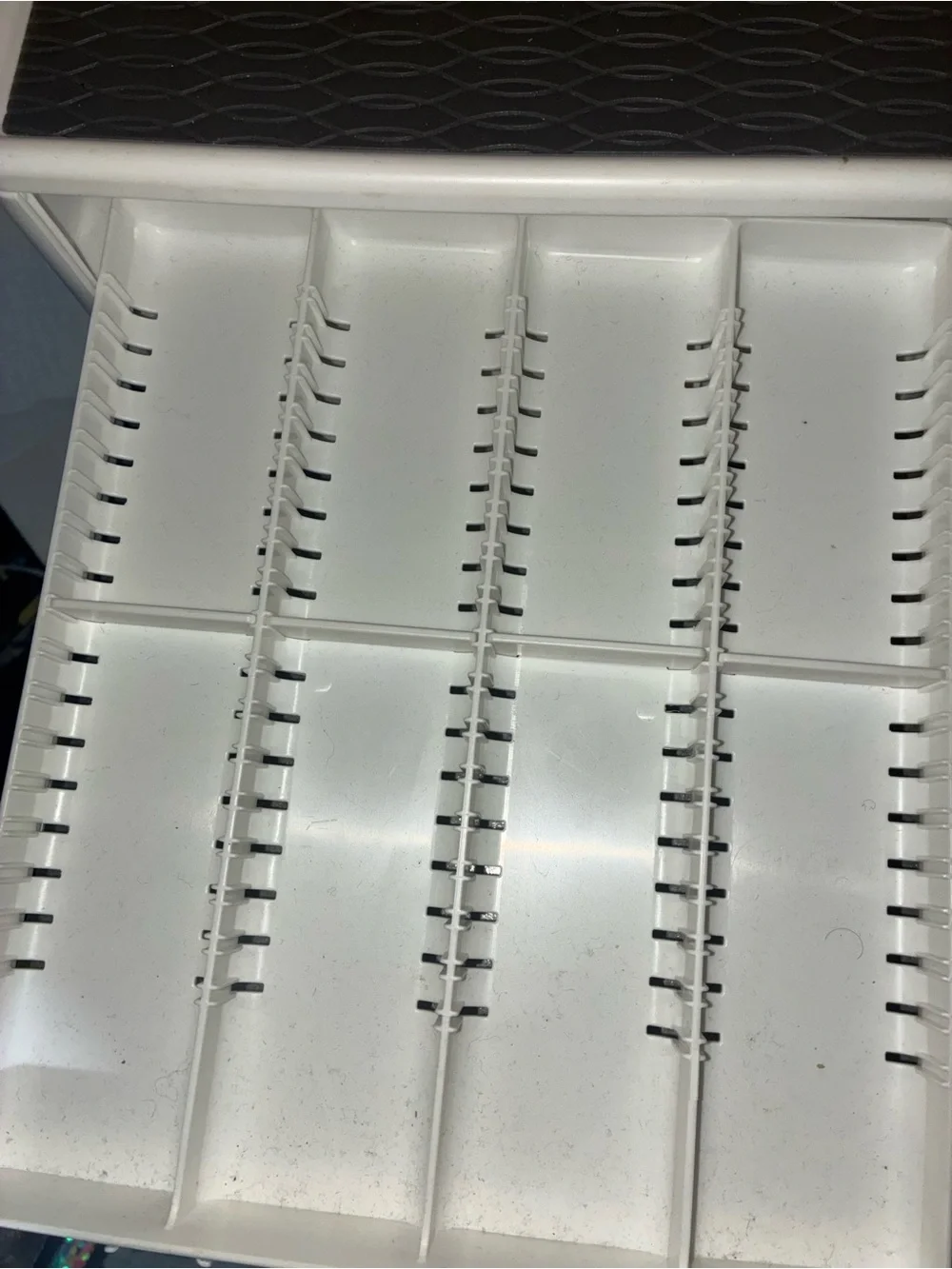 Stackable White Plastic Drawer Organizer - Home Storage & Organization